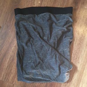 Guess double layered grey tight mini skirt
